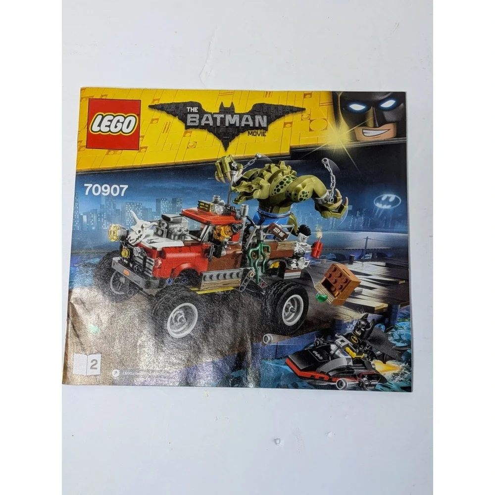 Lego Batman Movie 70907: Killer Croc Tail-Gator  Manual Only Number 2 Fast Ship